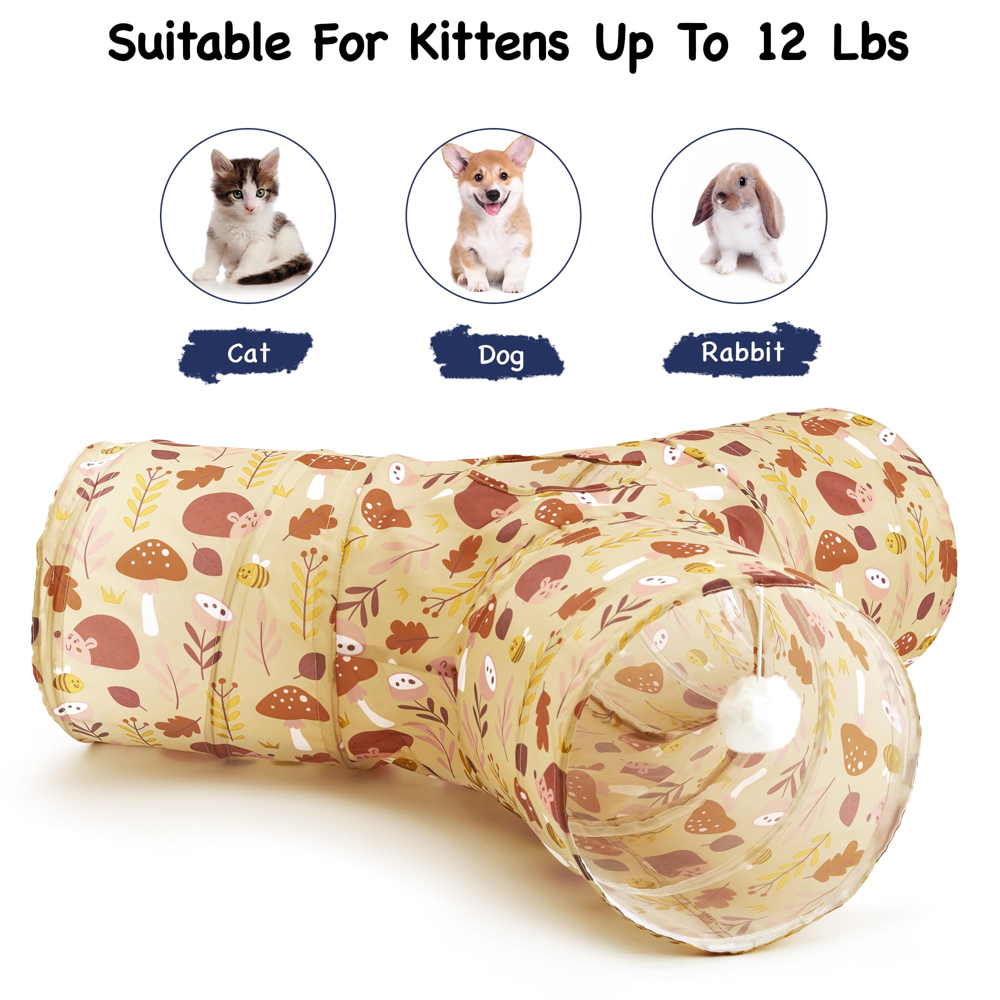 Tempcore túnel para gatos para uso en interiores.