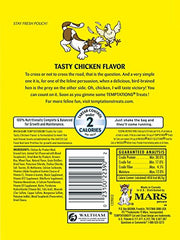 Temptations Classic Chicken treats with crunchy outside and soft inside closeup.