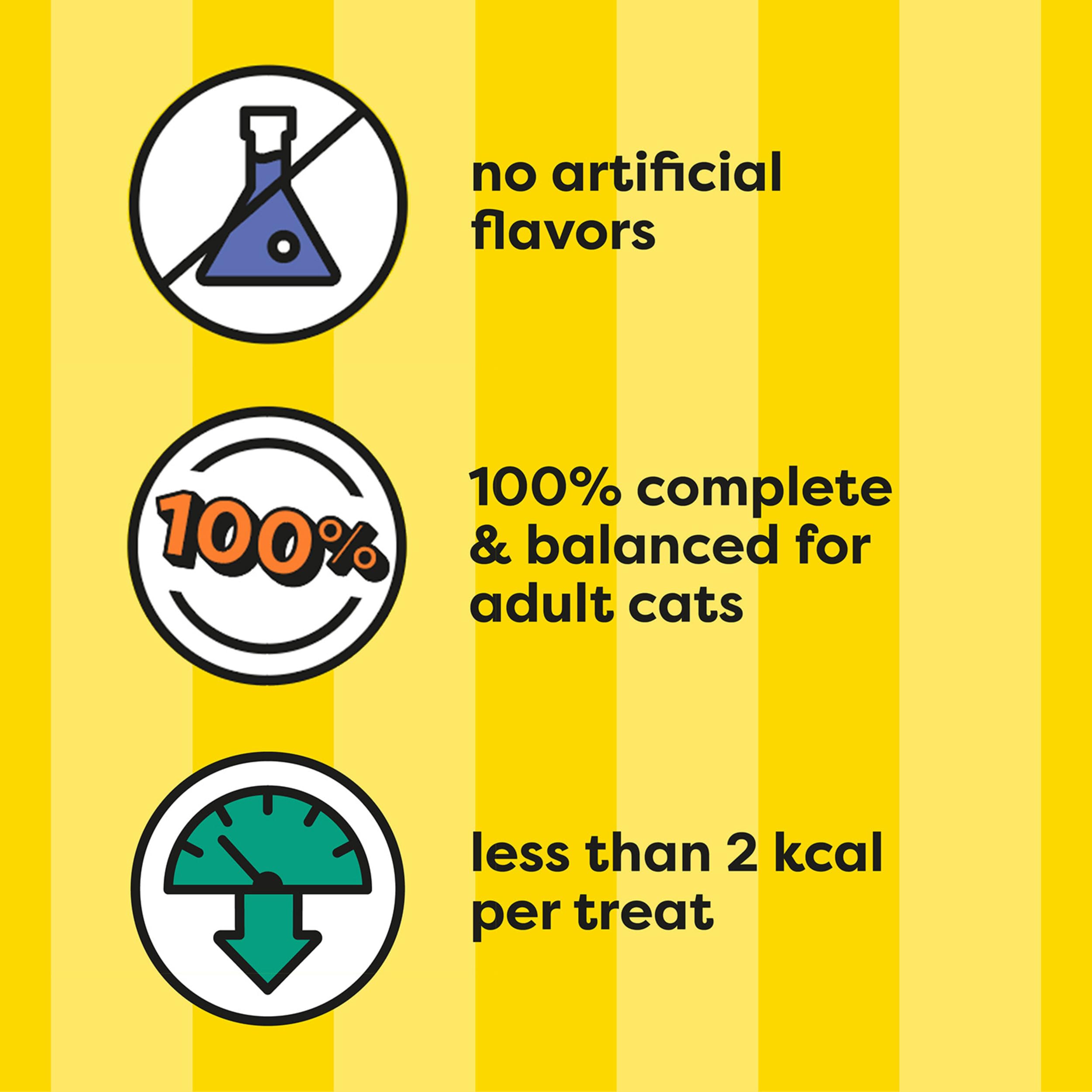 Temptations Seafood Medley pour-treats illustrating easy use as a meal topper.