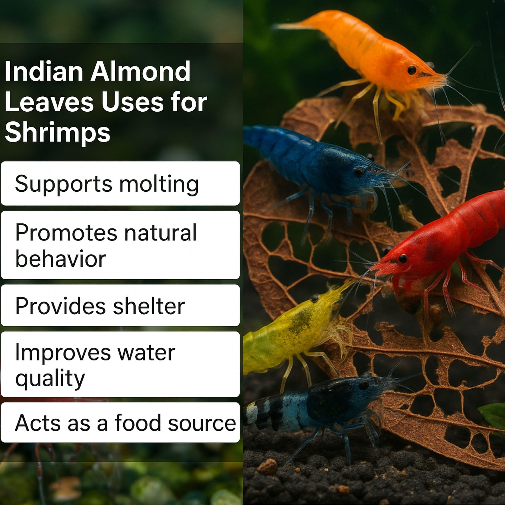 Tender Tropicals six-inch leaves soaked view showing tannin tint in water