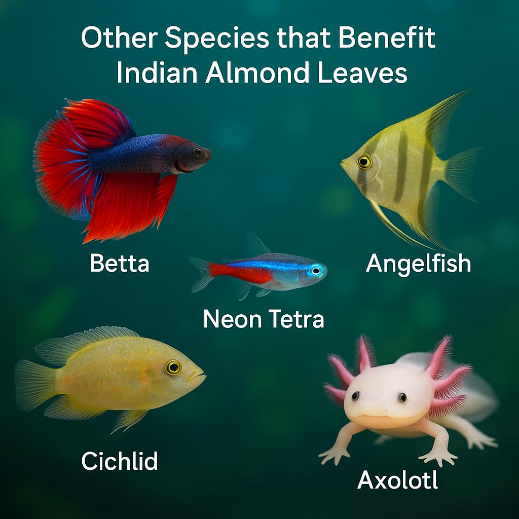 Tender Tropicals dried leaves gently tint water with natural tannins for calmer aquariums