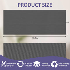 TENGYYY Cat Scratch Furniture Protector Mat adhesive side up for quick, mess-free setup.