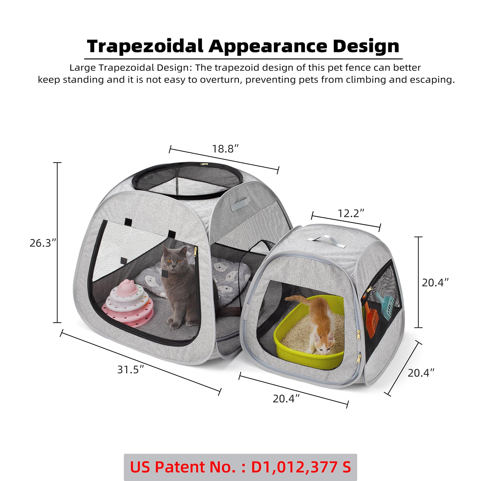 Tenrai playpen with strong structure ensures stability during curious exploration.