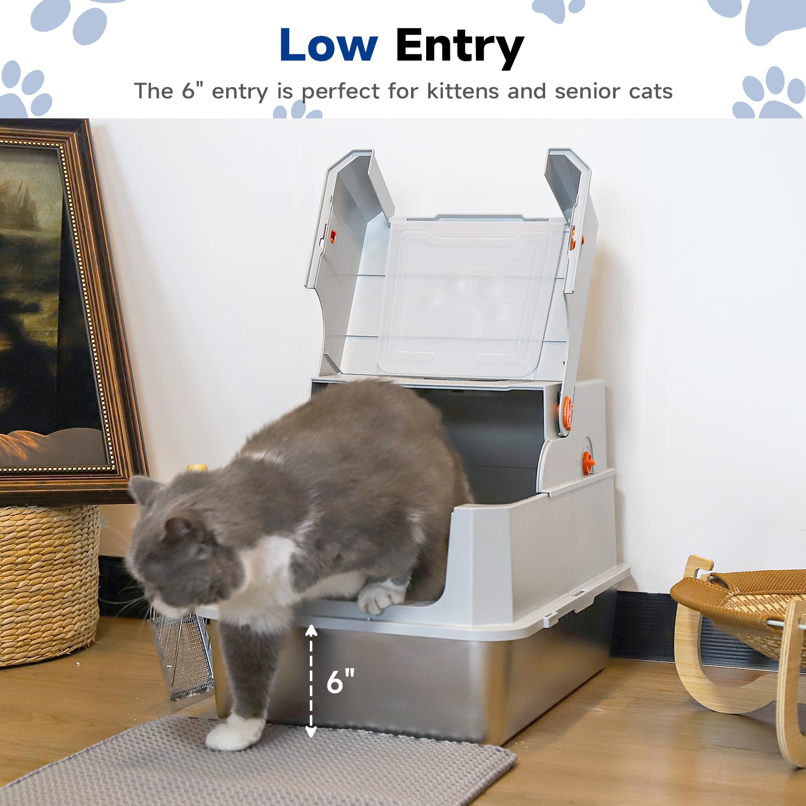 Tentizon pre-installed carbon filter reduces odors in enclosed space.