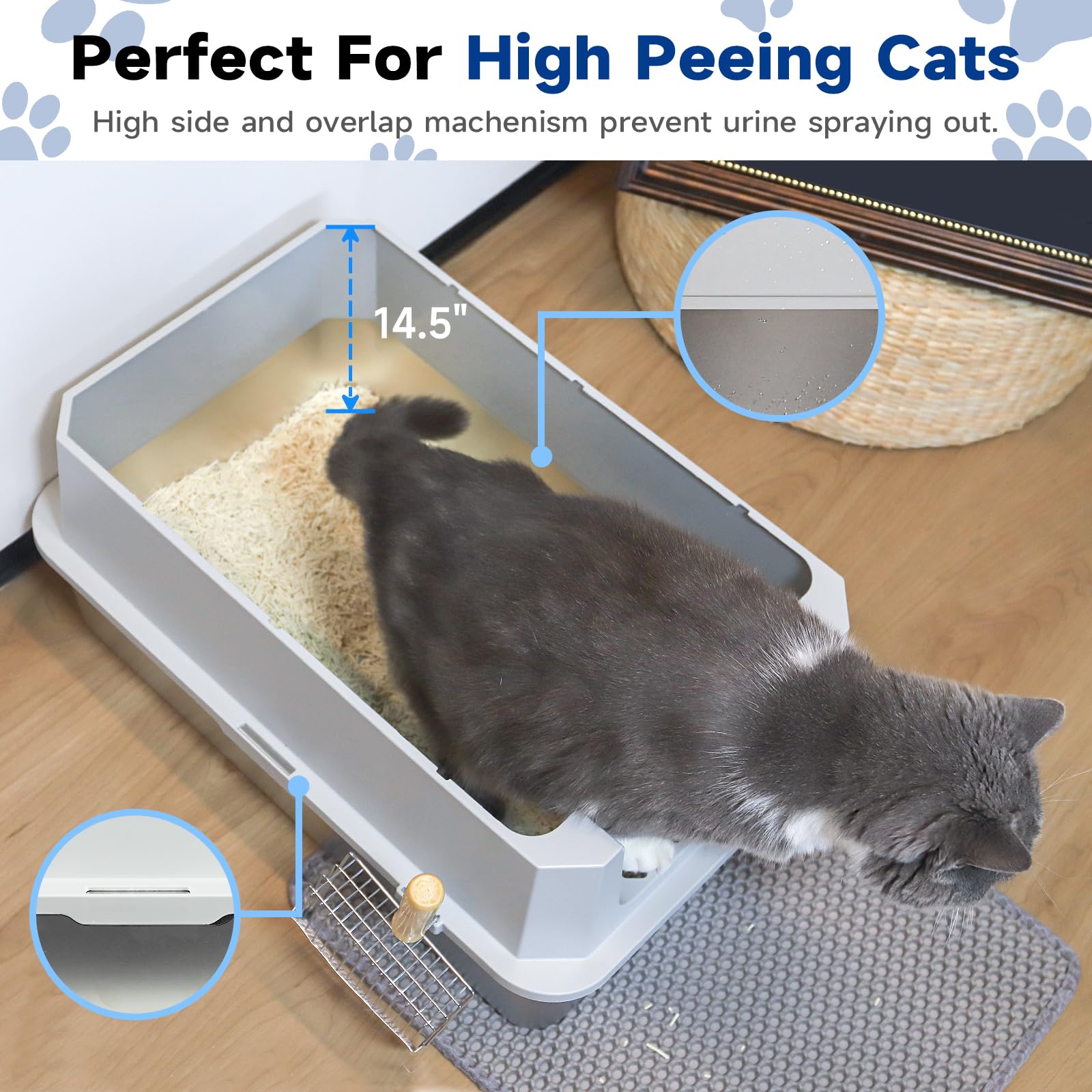 Tentizon swinging door for easy access and privacy.