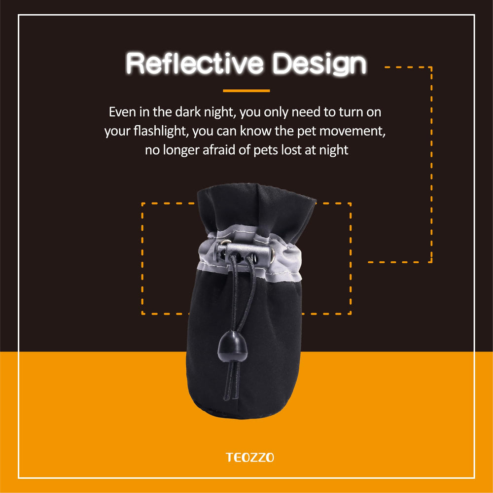 TEOZZO dog shoes protect furniture by keeping paws clean indoors.