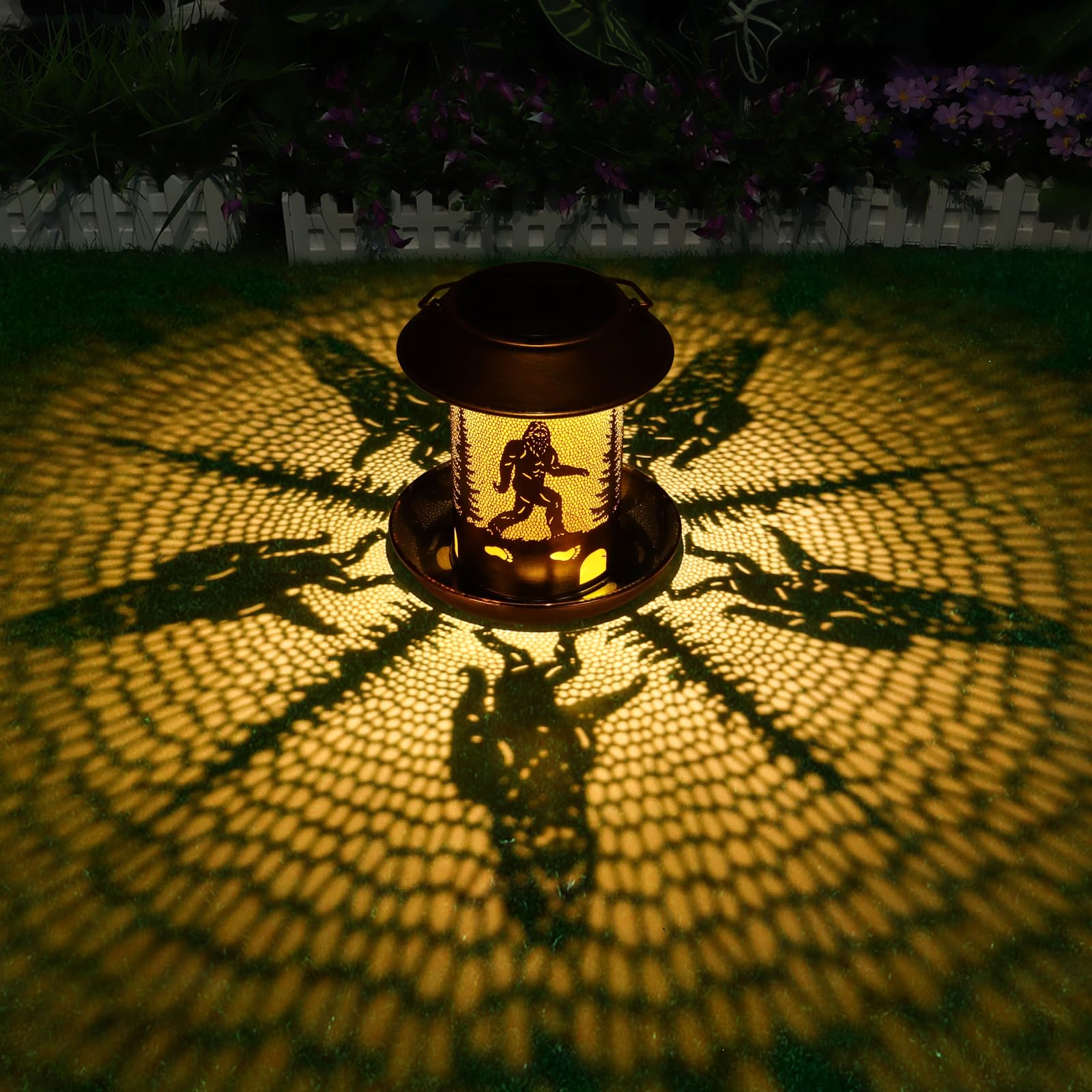 Tepaken bigfoot metal bird feeder demonstrates durable construction for all-weather use.
