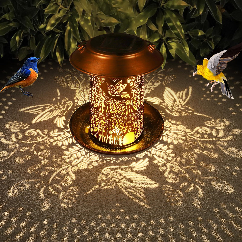 Tepaken solar lantern metal waterproof highlights durable outdoor décor