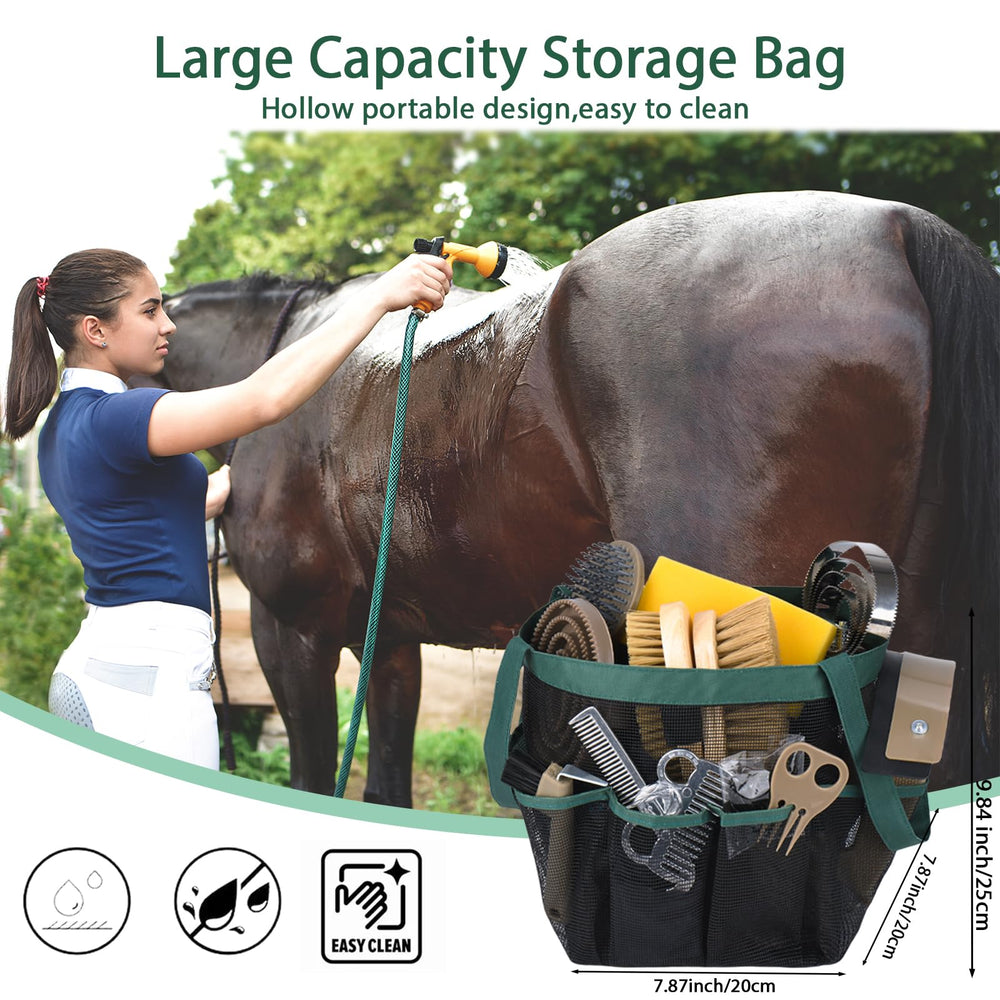 TERPUP hoof pick with brush cleans hooves and debris safely