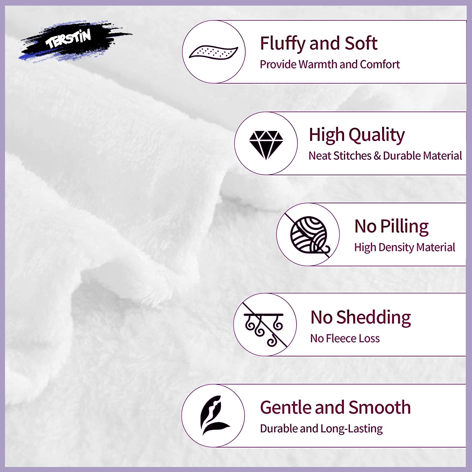 TERSTIN dachshund blanket travel use as a compact cozy layer