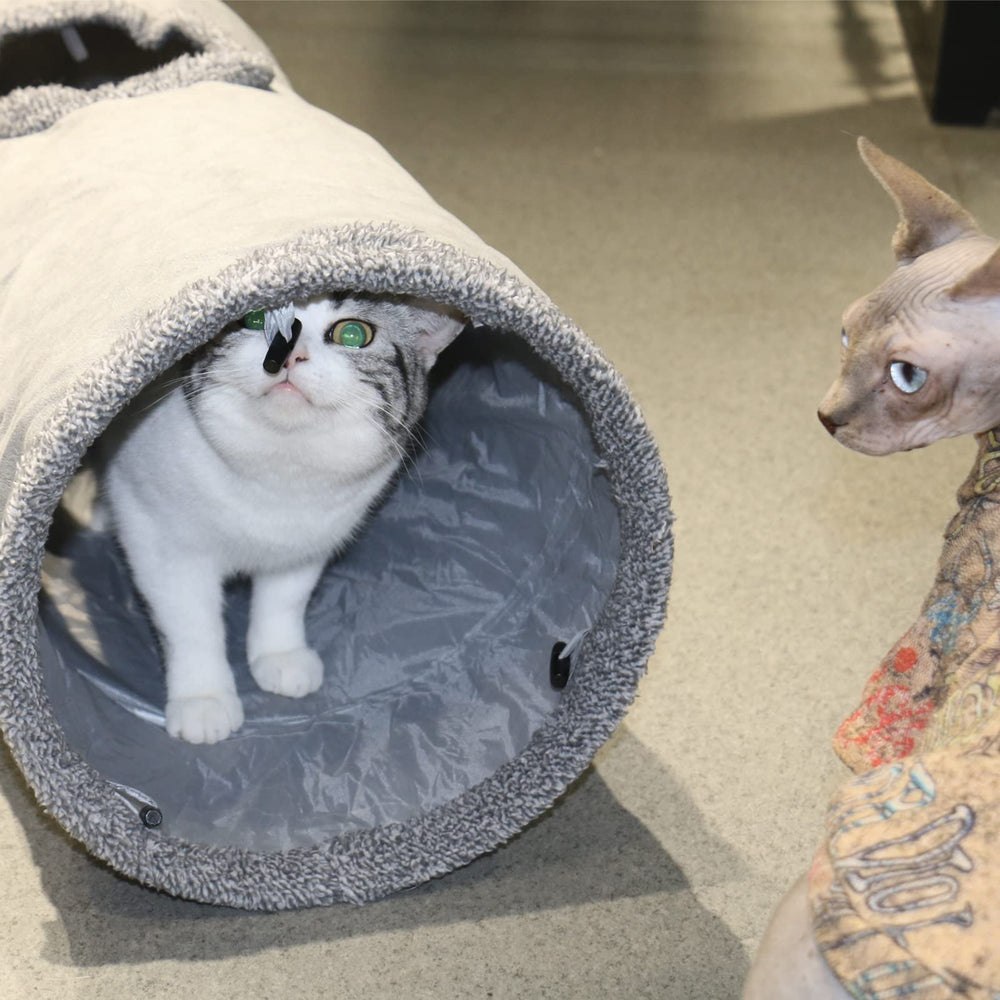 Terunat cat tunnel foldable design for easy storage.