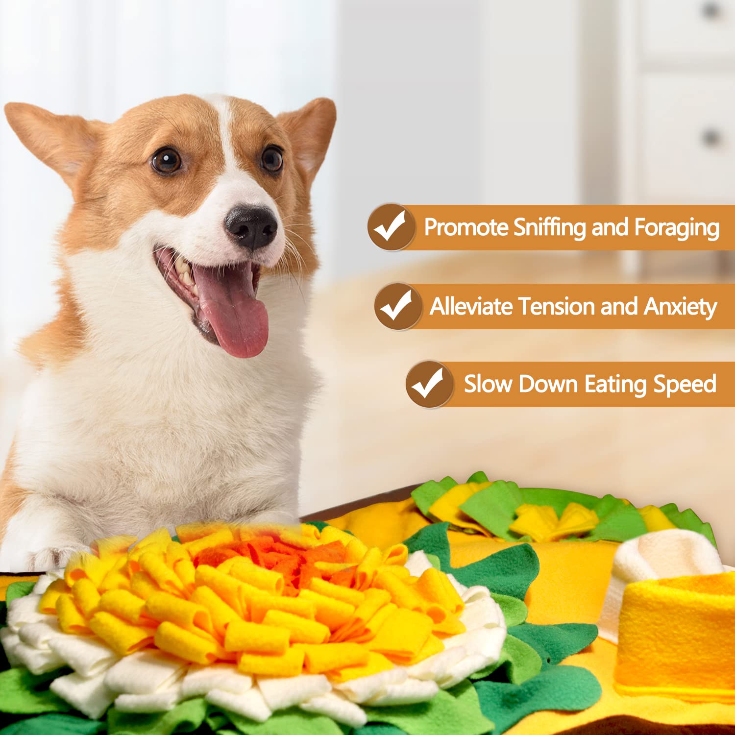 Tesitehi Snuffle Mat is easy to clean by machine or hand washing