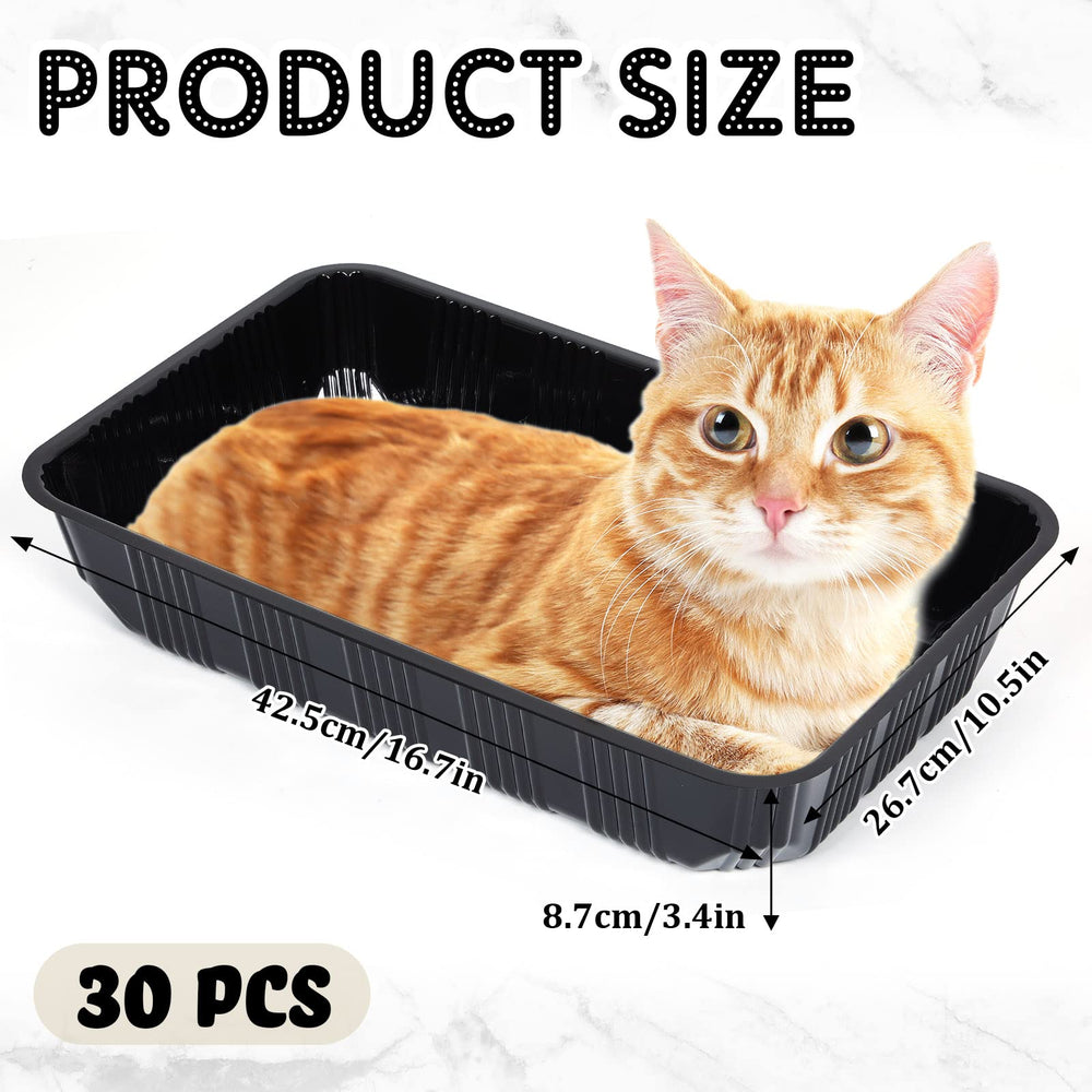 Tessco for you disposable litter tray open-top design for easy refills.