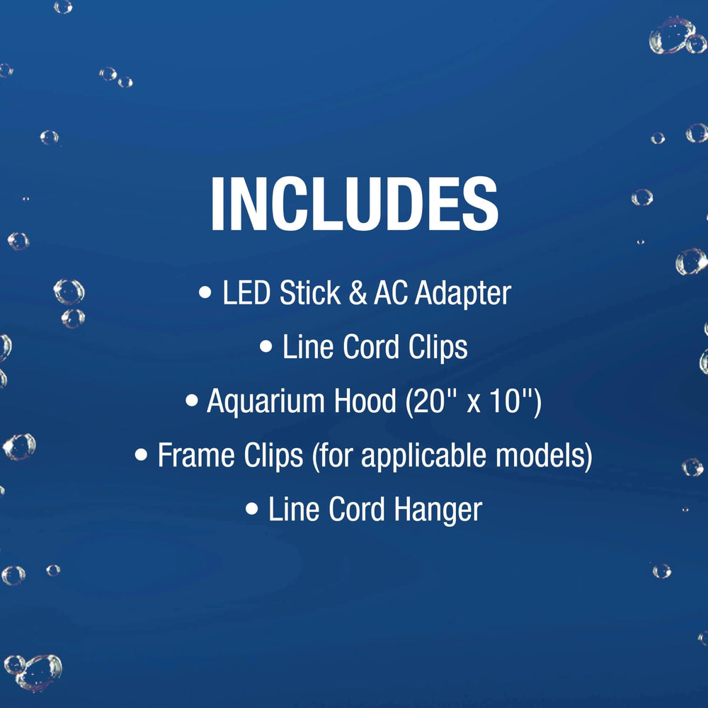 Tetra LED Hood provides hands-free lighting for focused aquatic viewing.