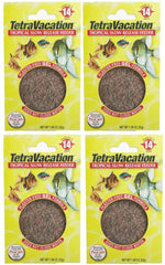 Tetra Tetravacation 14-Day Feeder shows travel-friendly pack ensuring reliable tropical fish feeding.