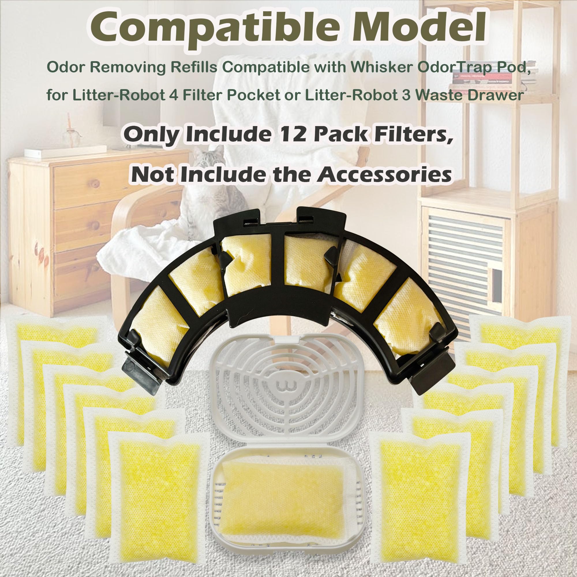 TeurWone clean litter area after use illustrates a fresher environment for pets.