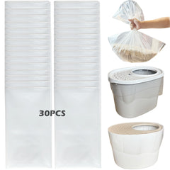 TeurWone iris top-entry litter box liners fit securely for quick cleanup.