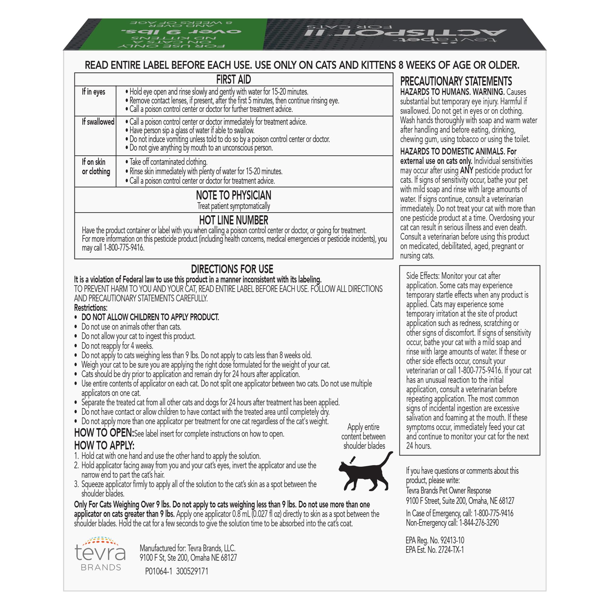 TevraPet Actispot II USA-made badge signals quality manufacturing