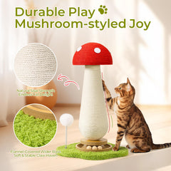 TEWIWAP mushroom scratcher assembly showing modular parts