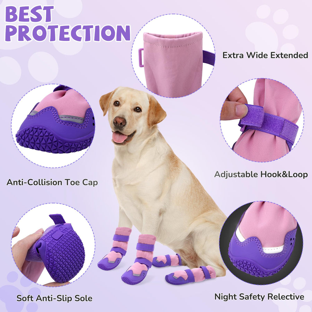 TEWIWAP reflective straps boost visibility during nighttime walks.