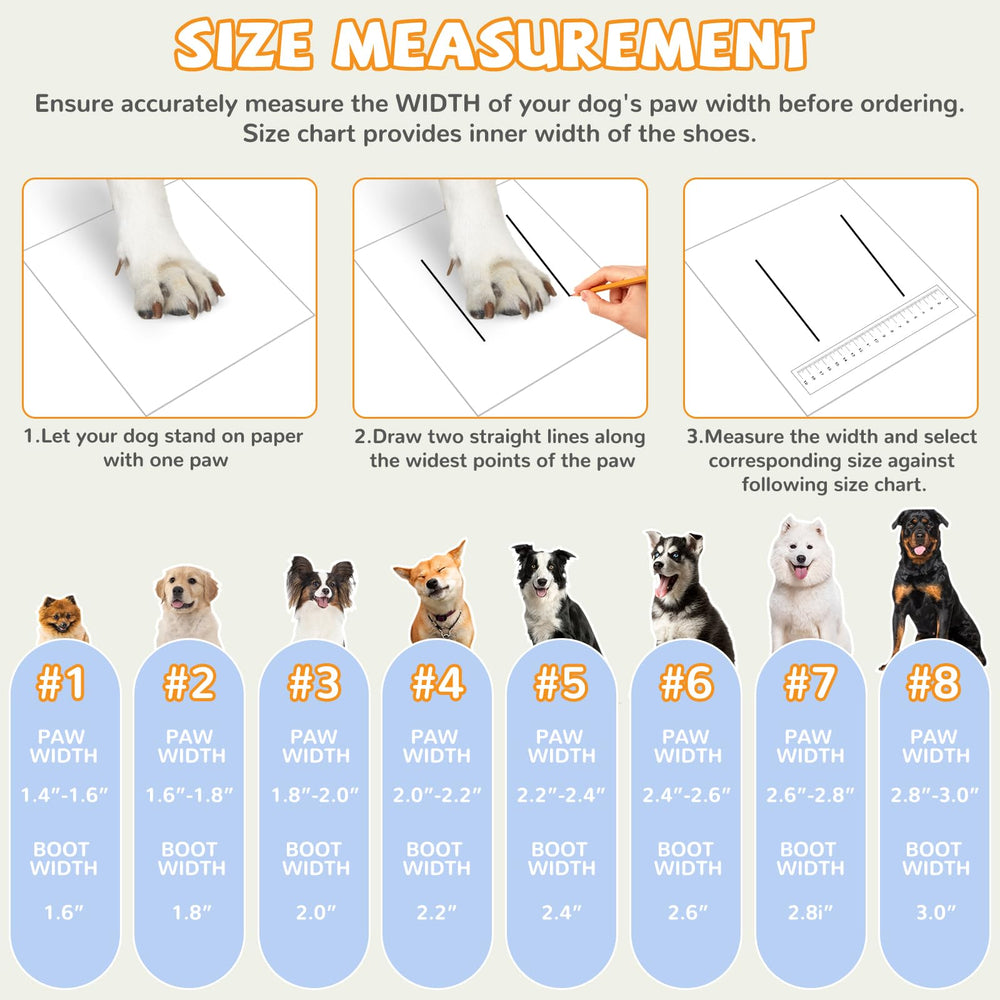 TEWIWAP dog shoes adjustable straps — secure, slip-free fit during walks.