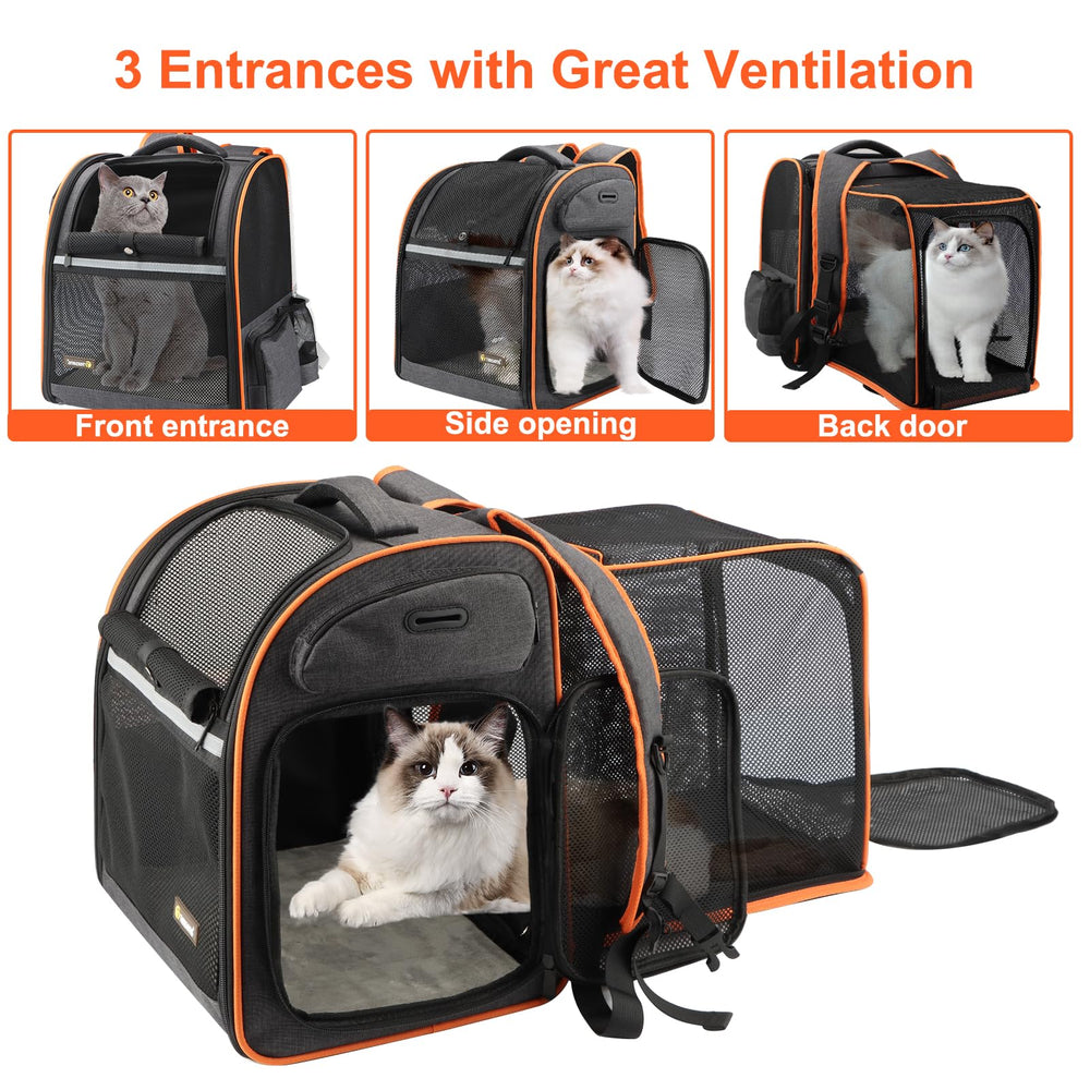 Texsens cat backpack dimensions help you ensure a comfortable fit for pets.