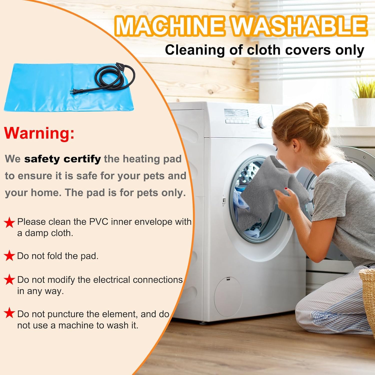 Texsens pad paired with a cat house adding sheltered warmth.