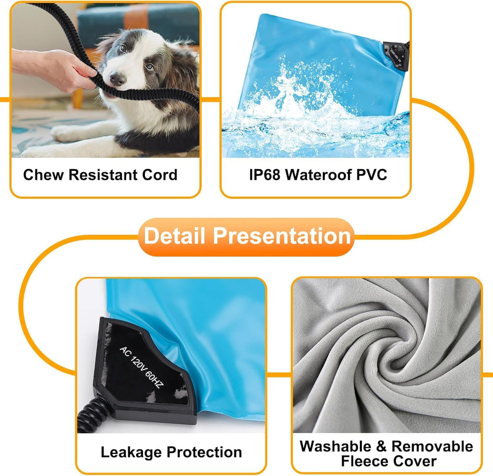 Texsens pad sensor emphasizes overheating protection for peace of mind.