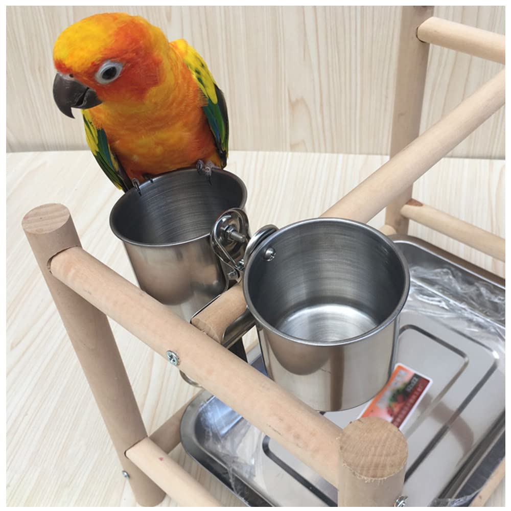 Texsens compact two-cup set fits a range of small to large birds