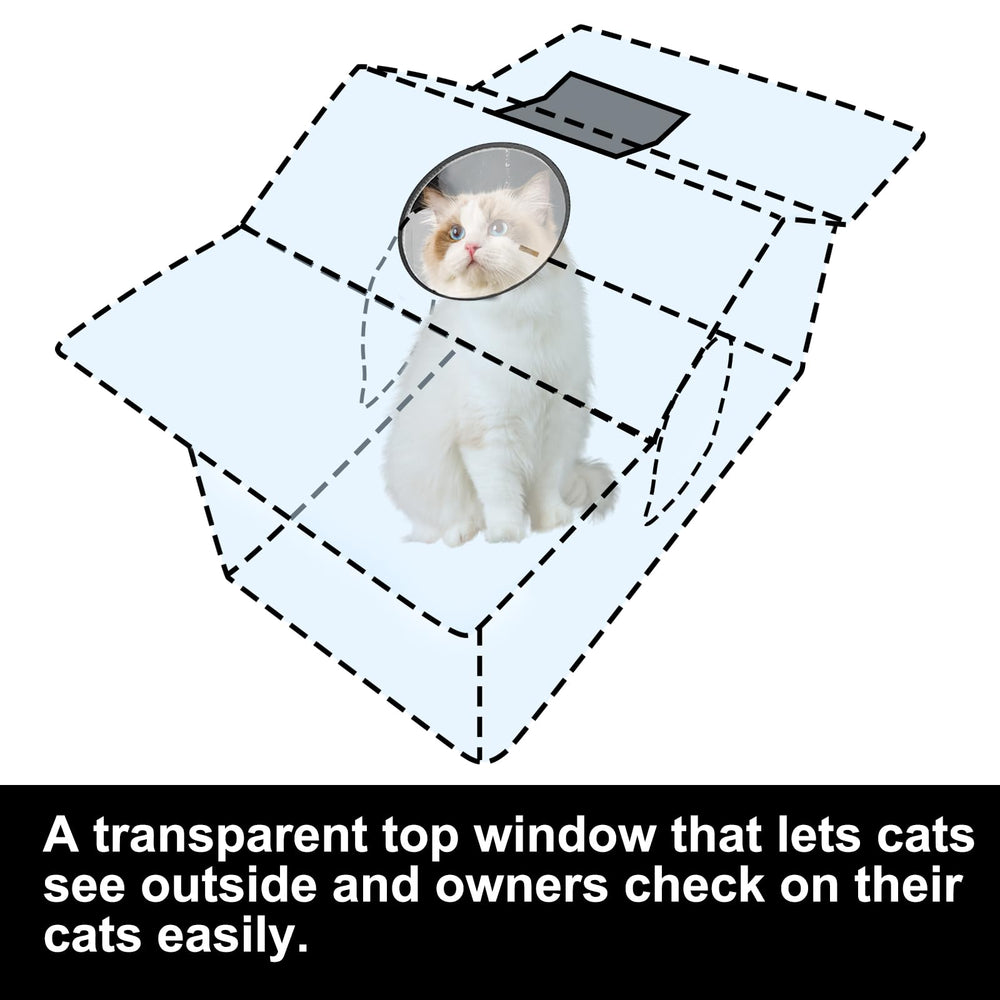 Texsens Outdoor Cat House Velcro assembly enables quick, tool-free setup.