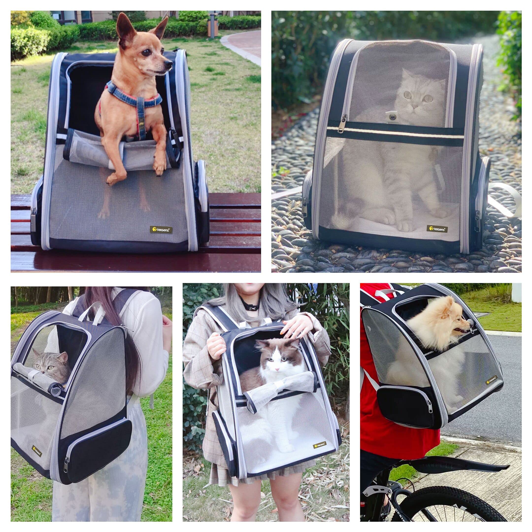 Texsens Bubble Backpack removable cosy mat enables easy cleaning and comfort