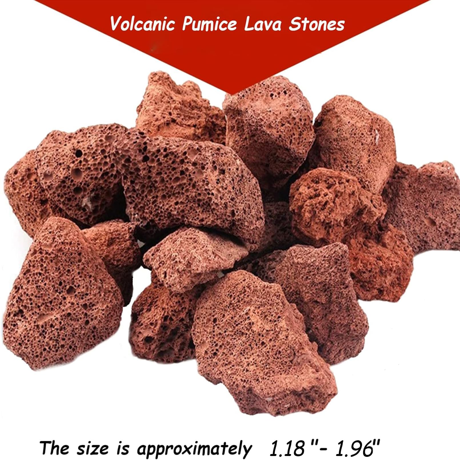 Tfwadmx 10-piece pumice rock pack for versatile tank decorating.
