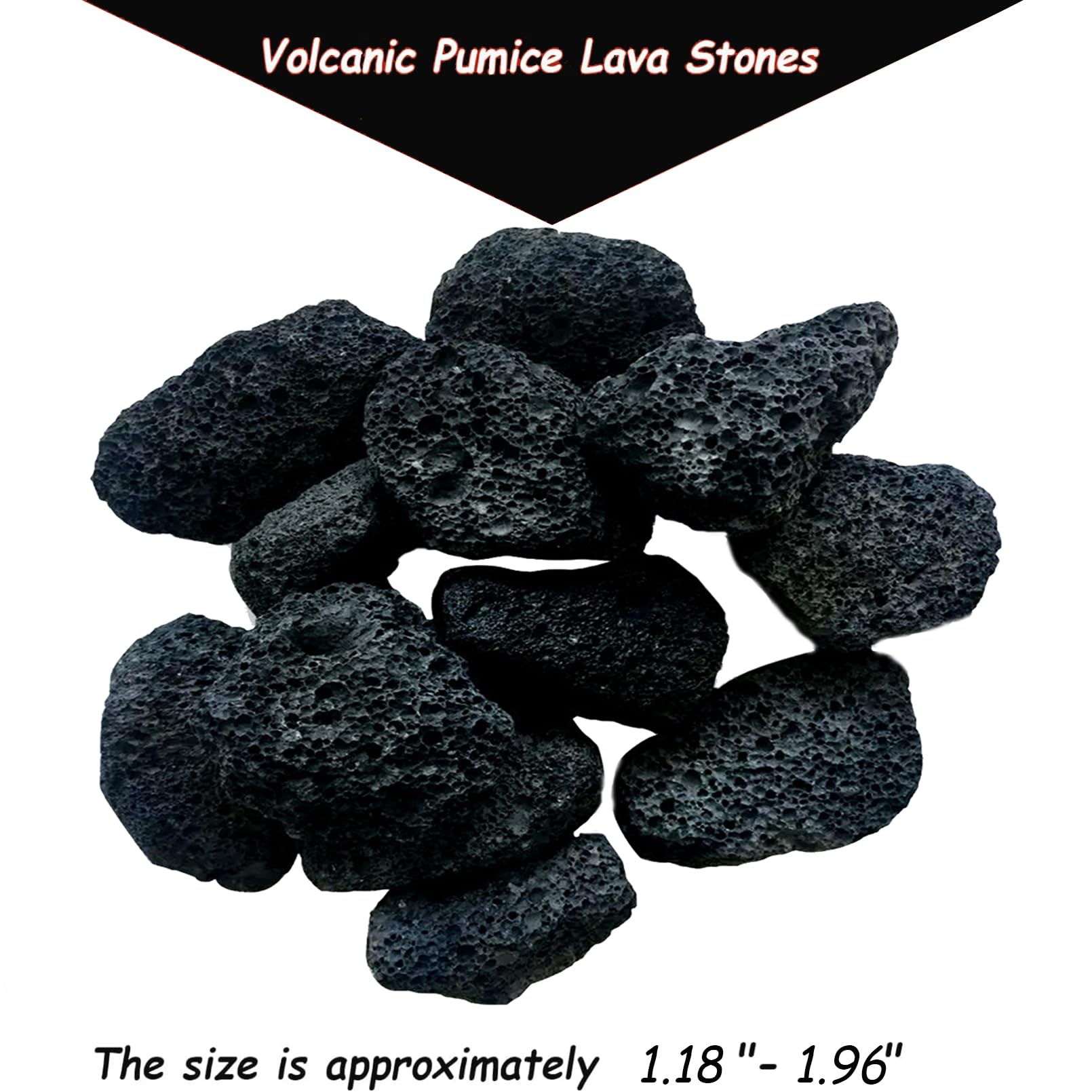Tfwadmx lava stones in-tank setup showing realistic aquarium decoration