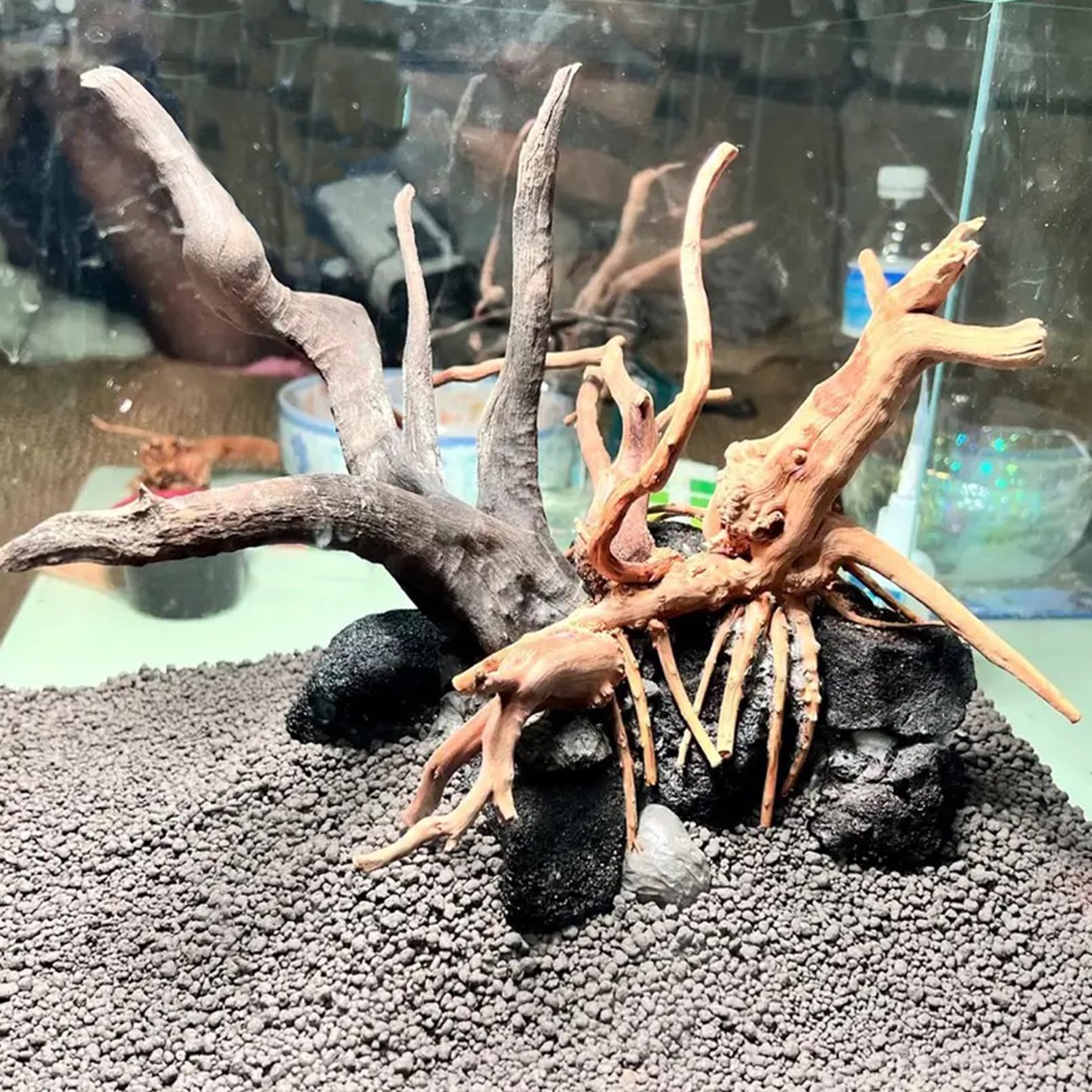 Tfwadmx aquarium lava stones unique shapes enhance aquascaping ideas
