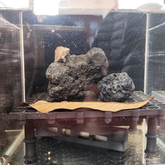 Tfwadmx aquarium stone decor with lava texture for realistic tank scenery