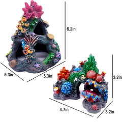 Tfwadmx betta hideaway mountain cave provides safe resting space.