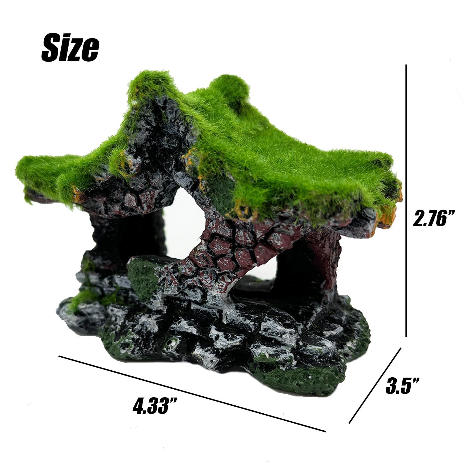 Tfwadmx hideout holes front-back emphasize fish-friendly design and easy access