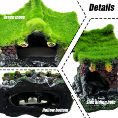 Tfwadmx betta hideout ornament flat-base bottom view keeps the ornament stable