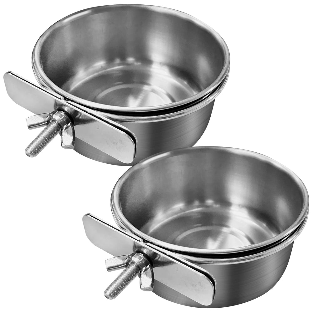Tfwadmx bird feeding dish with bracket and stainless bowl for easy cleaning.