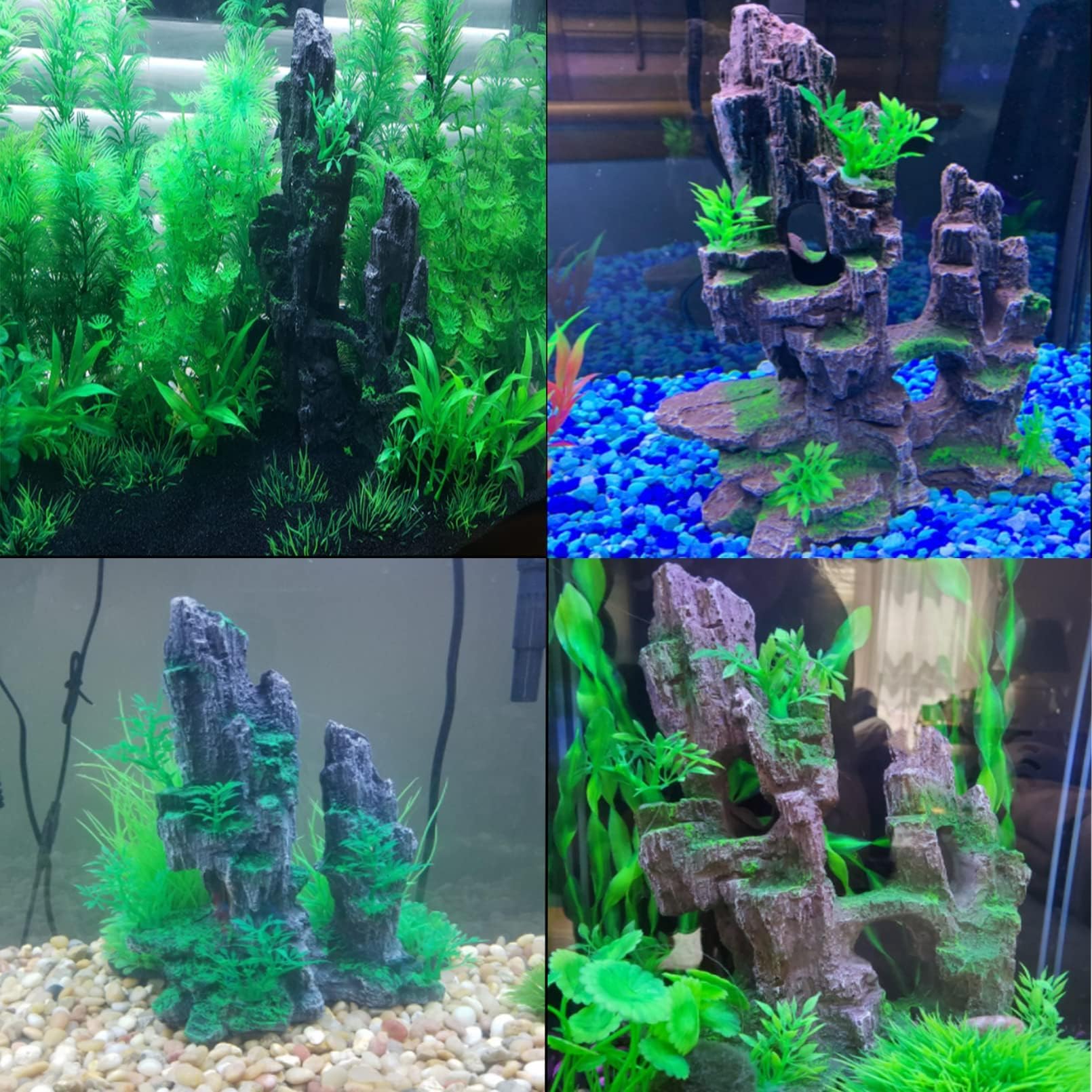 Tfwadmx colorful underwater glow enhances tank ambience and viewing pleasure.
