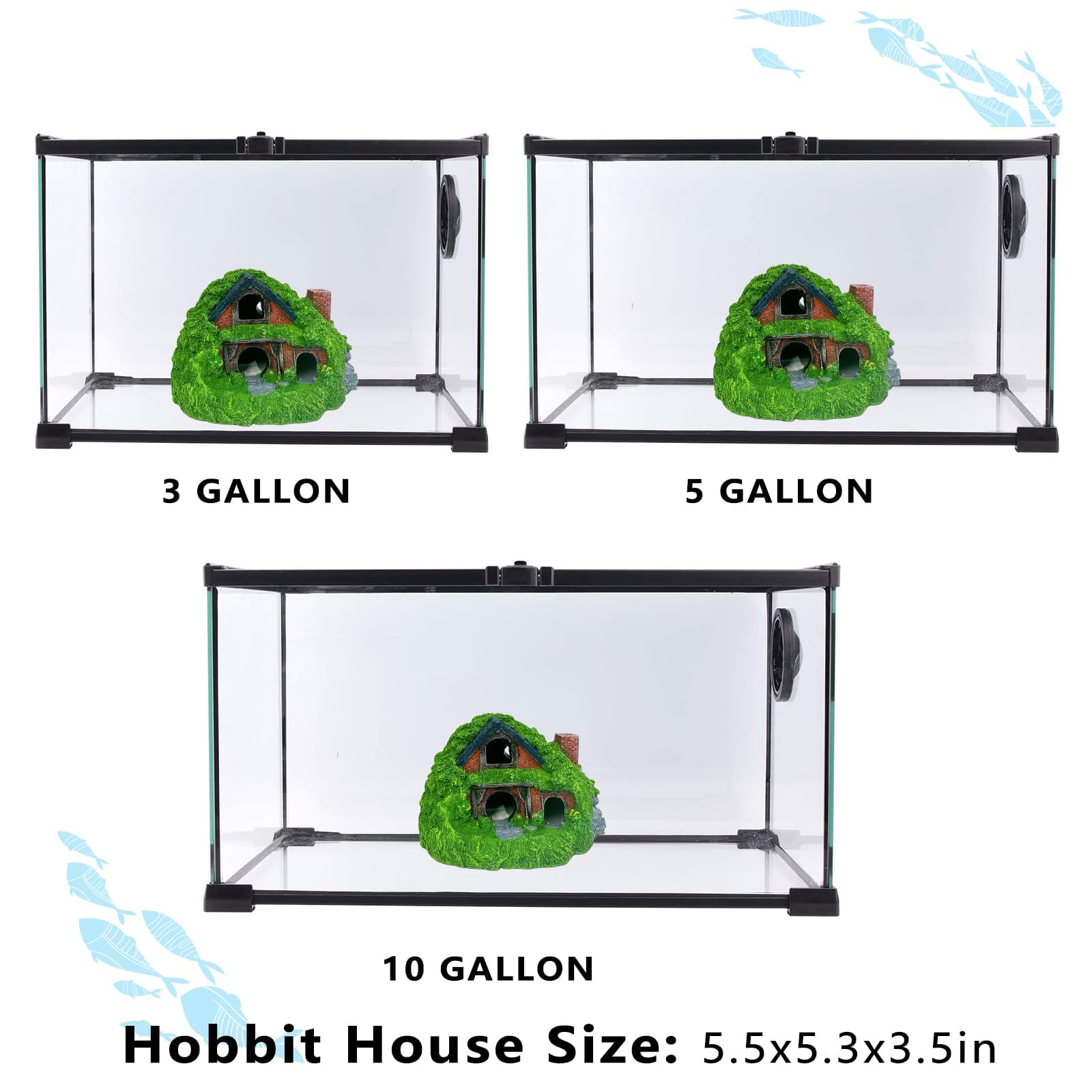 Tfwadmx detailed-hobbit decoration texture remains vibrant under water