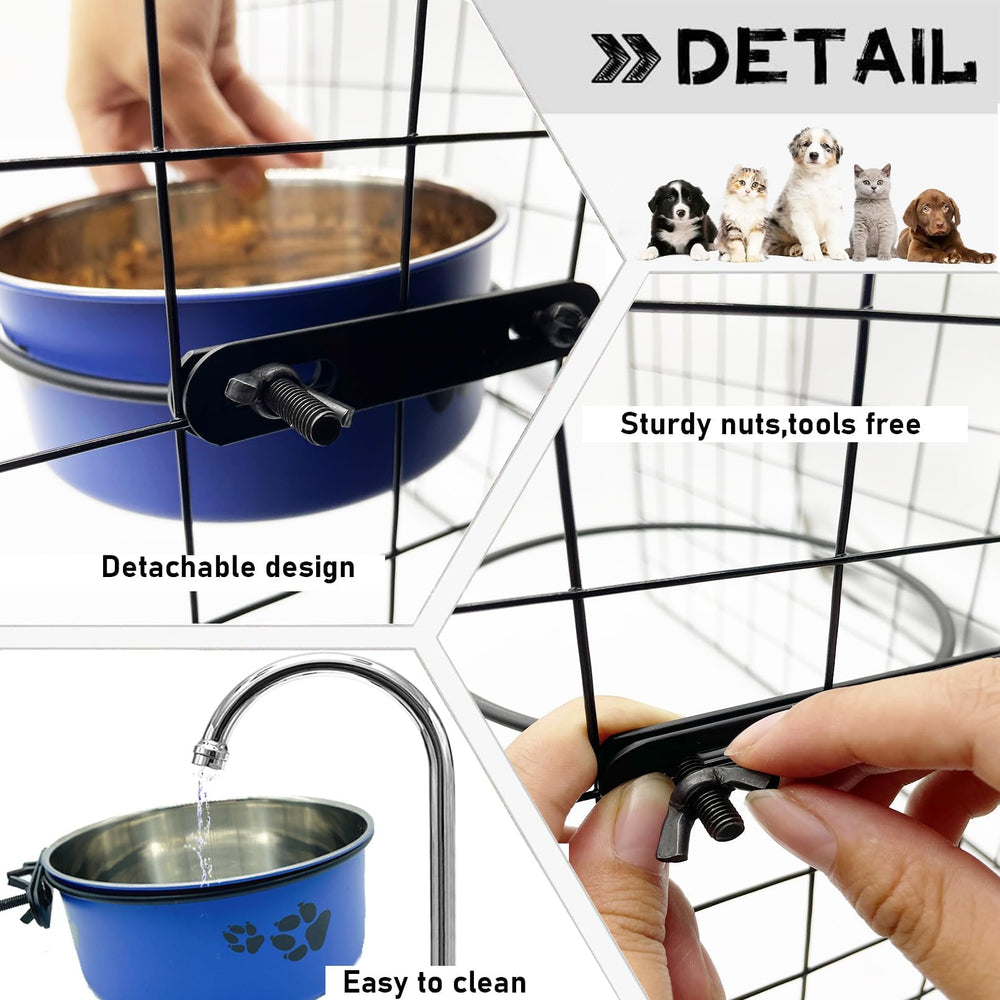 Detachable interior of Tfwadmx crate bowl for easy cleaning