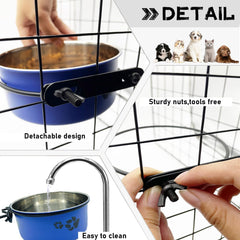 Detachable interior of Tfwadmx crate bowl for easy cleaning