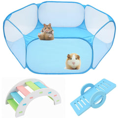 Tfwadmx hamster foldable playpen in breathable fabric for versatile indoor or outdoor use