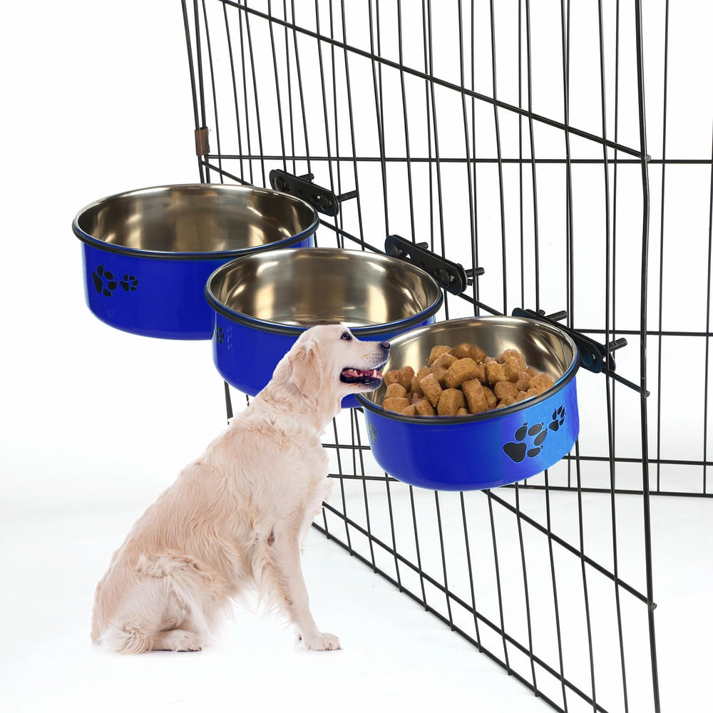 Tfwadmx small and medium pet bowls suit puppies, cats, and rabbits.