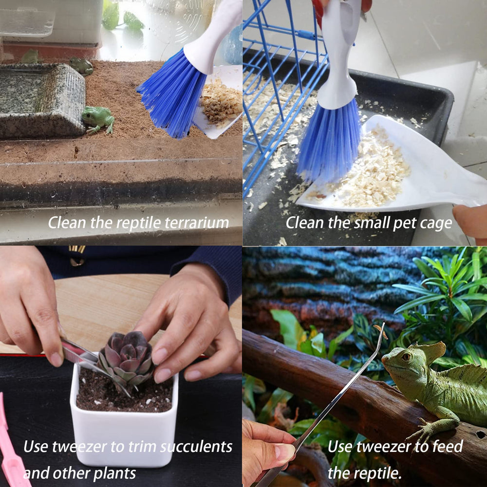 Tfwadmx Reptile Cleaning Kit supports routine habitat maintenance and feeding tasks.