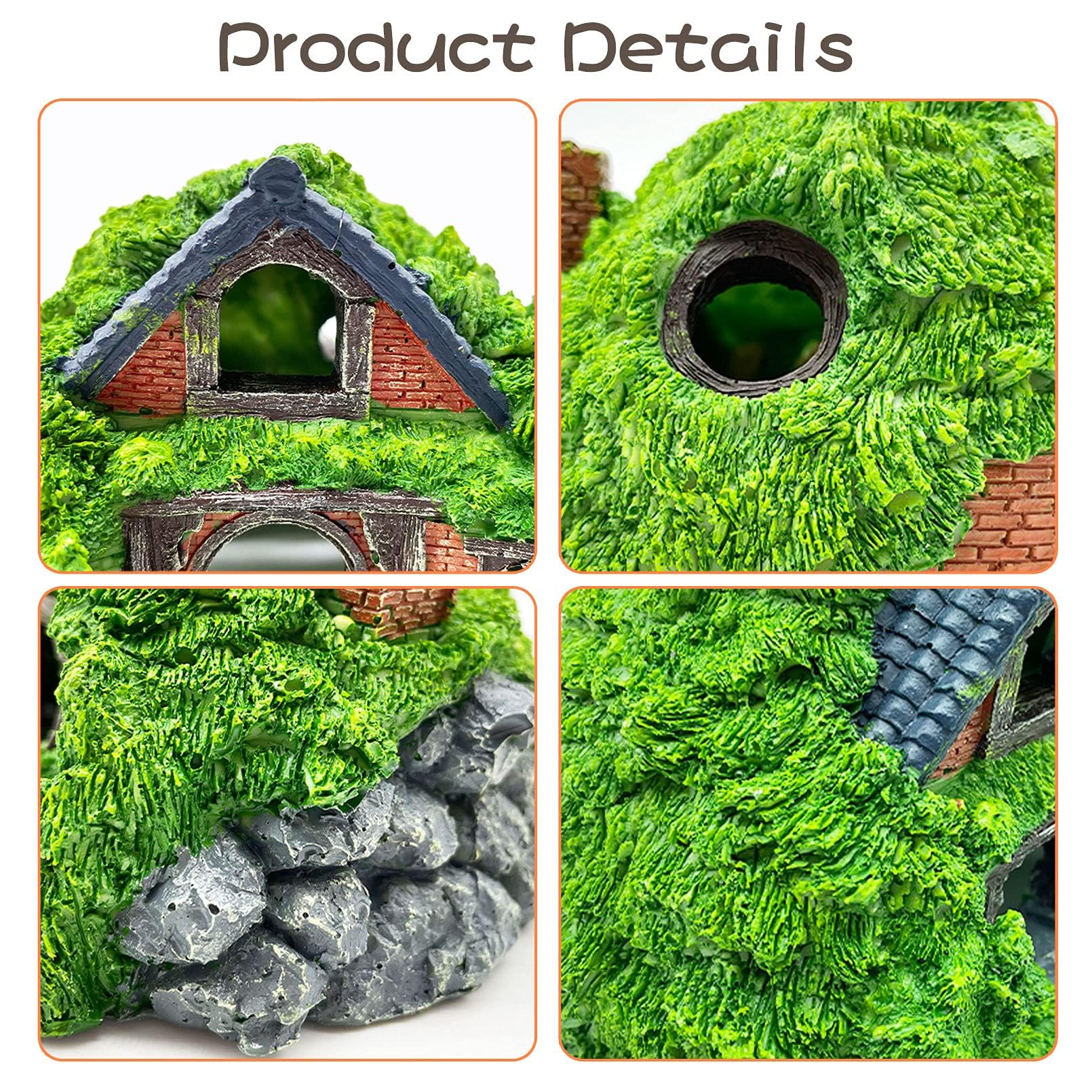 Tfwadmx stable-base hobbit hideout sits securely on tank bottom