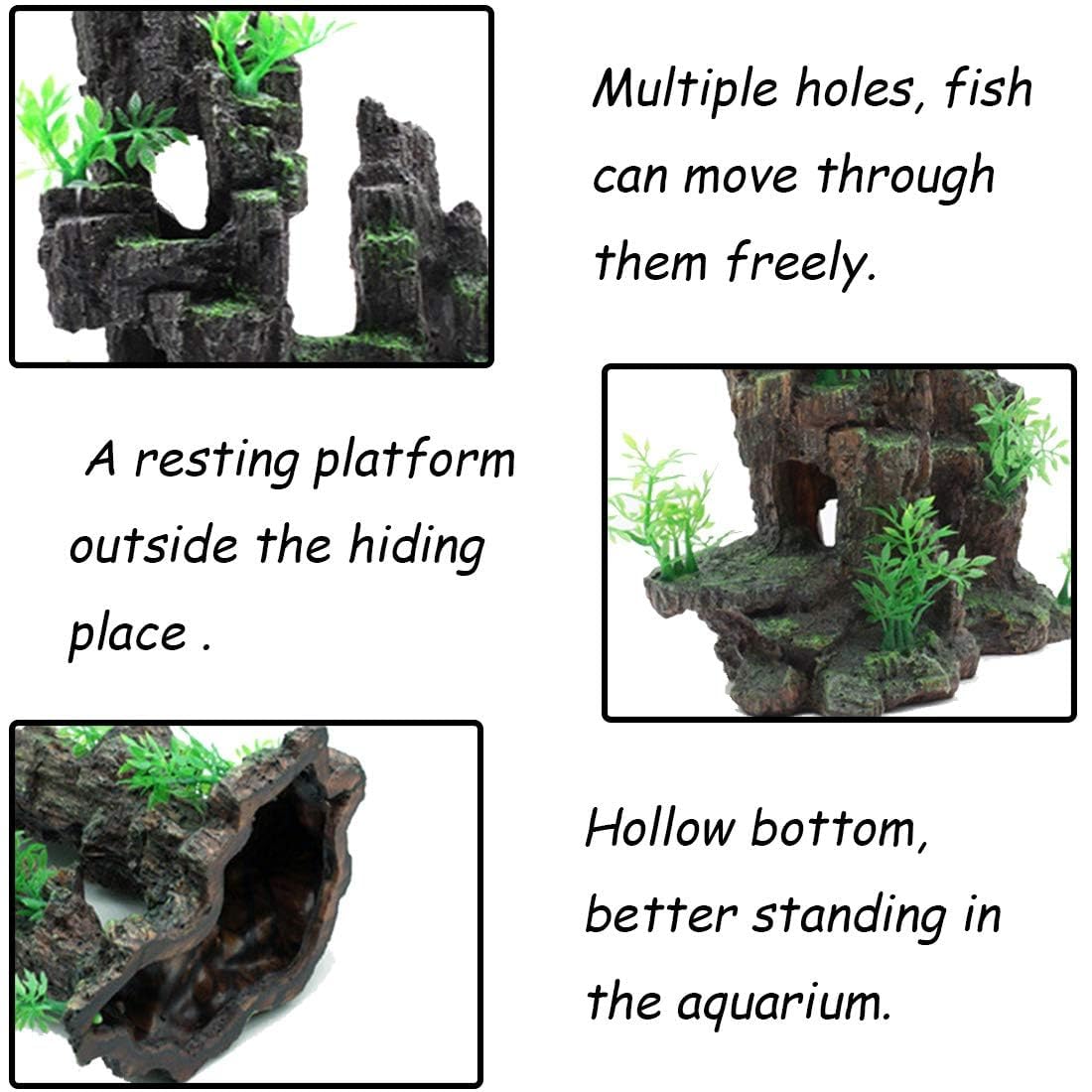 Tfwadmx underwater landscape lifelike glimpse adds depth and interest to your tank.