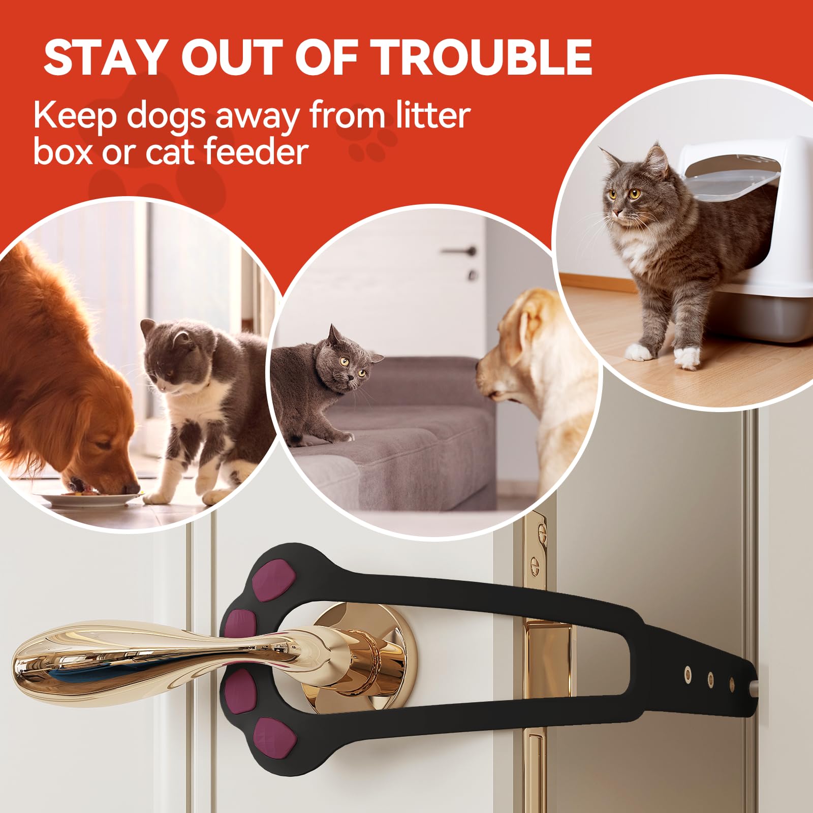 TGIOW cat door latch authenticity verified via patent and transparency program.