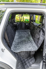 TGODGPY travel pet-friendly seat cover protects car seats from hair and stains during trips.